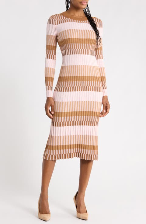 Hadria Long Sleeve Sweater Dress