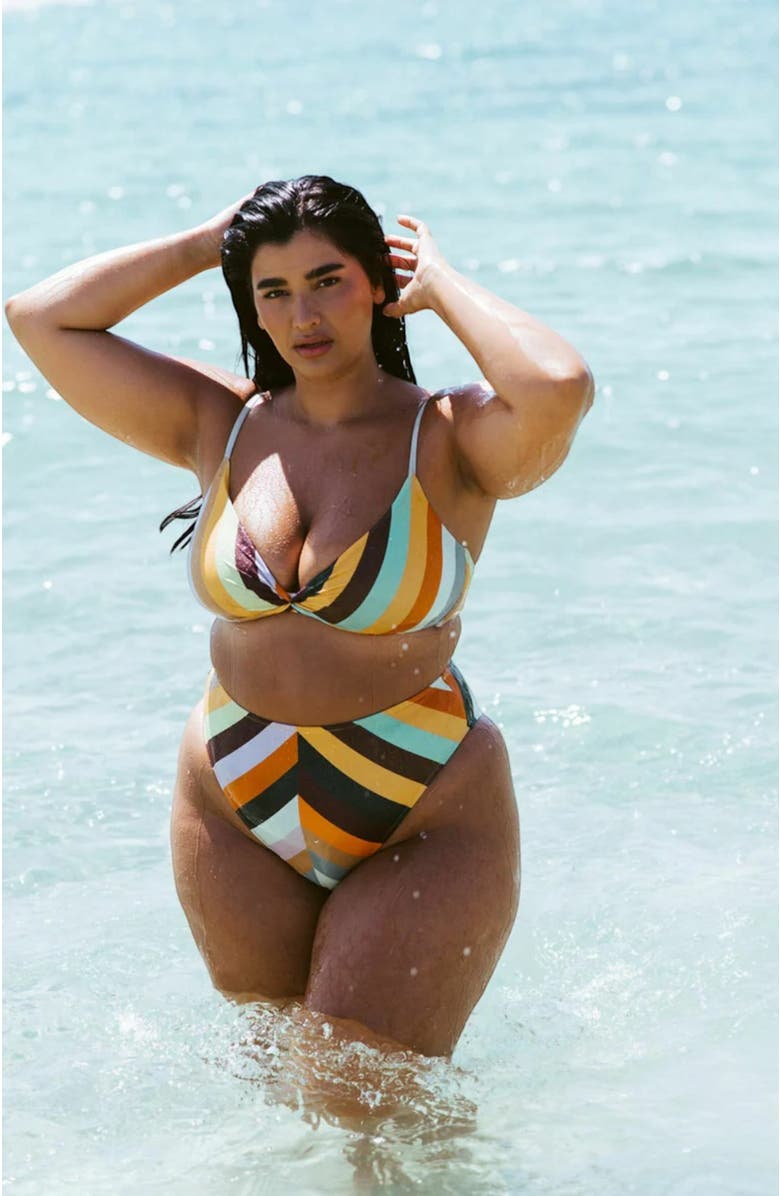 Biliblond Bikini Bottom Rocky 70's Stripes, Alternate, color,