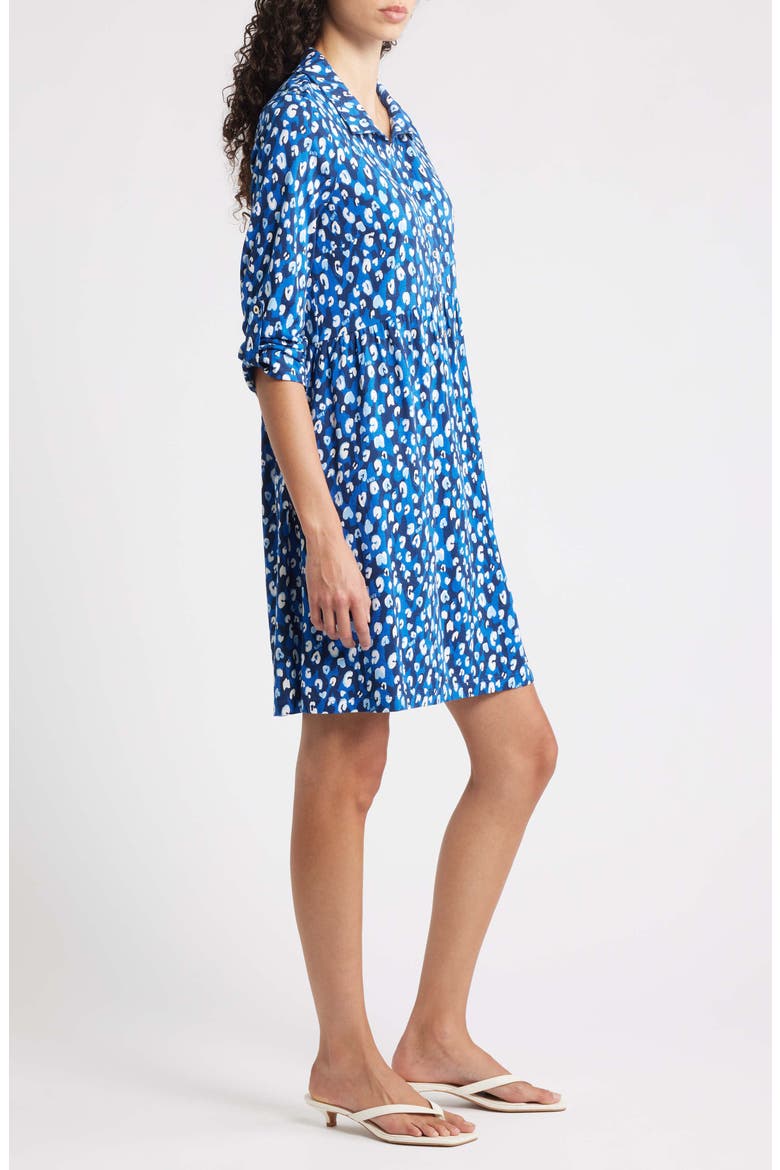 Saralyn Shirtdress, Alternate, color, STARLIGHT NAVY ANIMAL