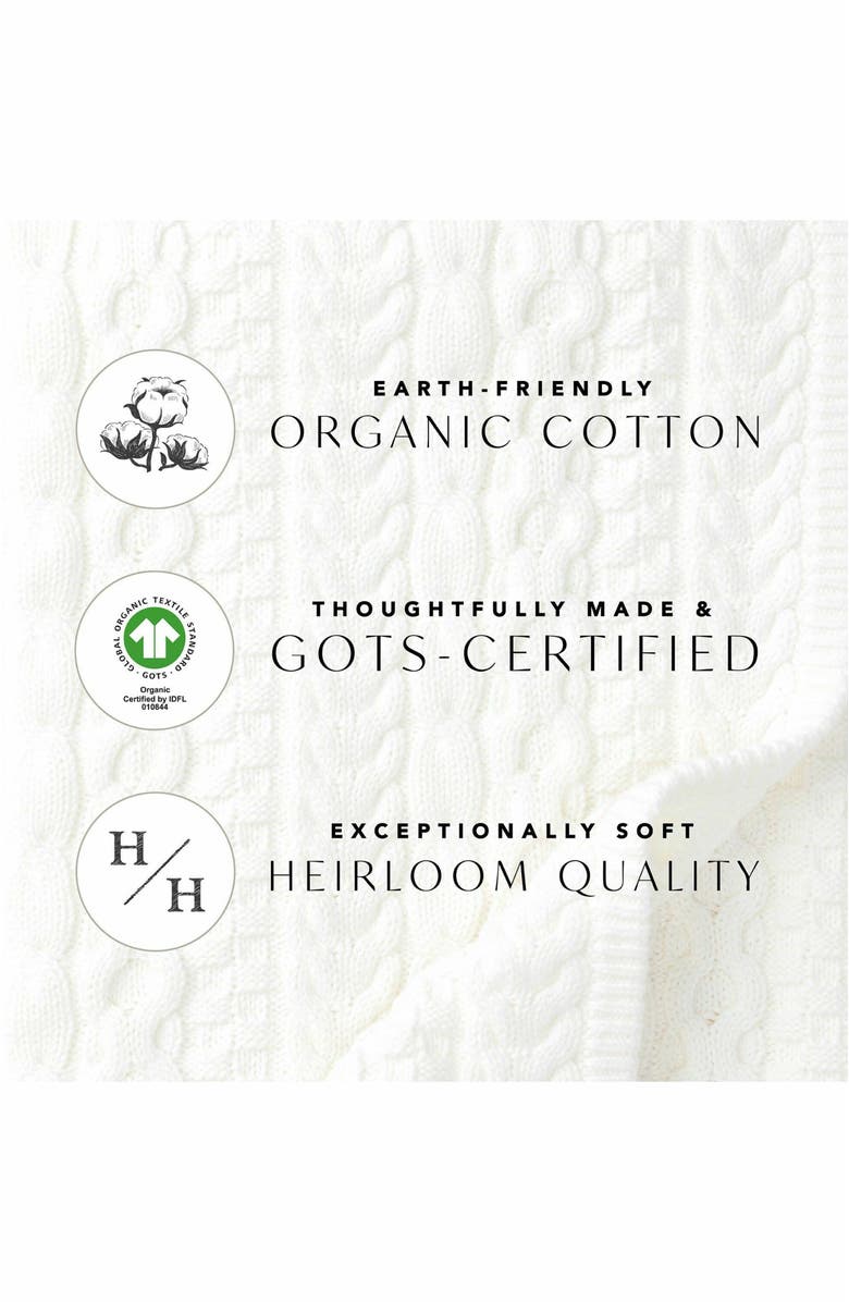 Hope & Henry Baby Girls' Organic Mock Neck Flounce Sweater Dress, Infant, Alternate, color, 