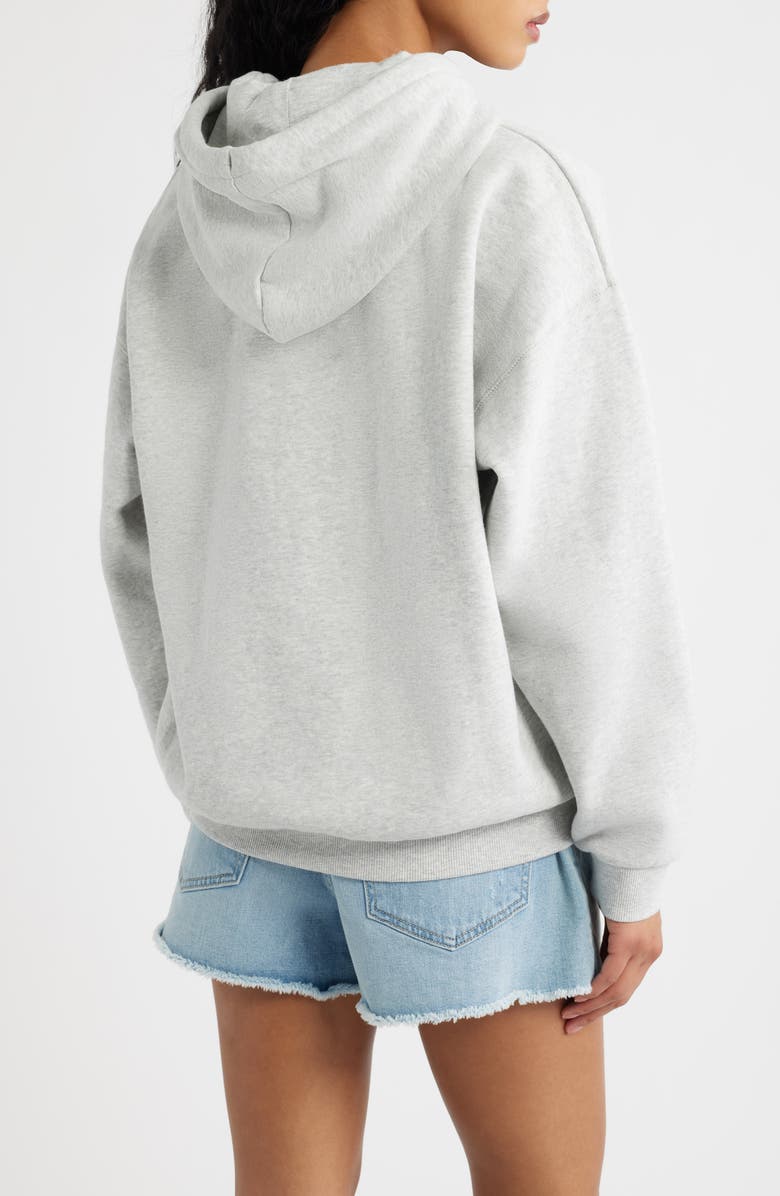 Rip Curl Varsity Logo Graphic Hoodie, Alternate, color, Grey Marle/ Black