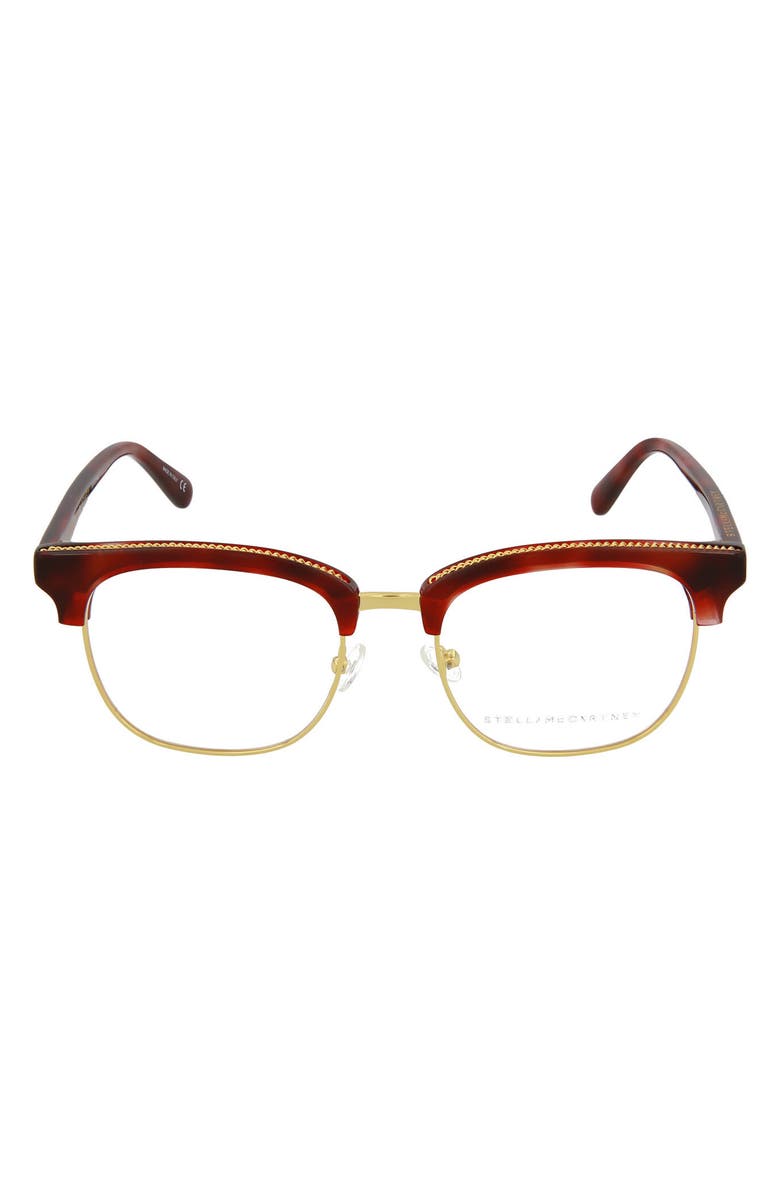 Stella McCartney 50mm Square Optical Frames, Main, color,