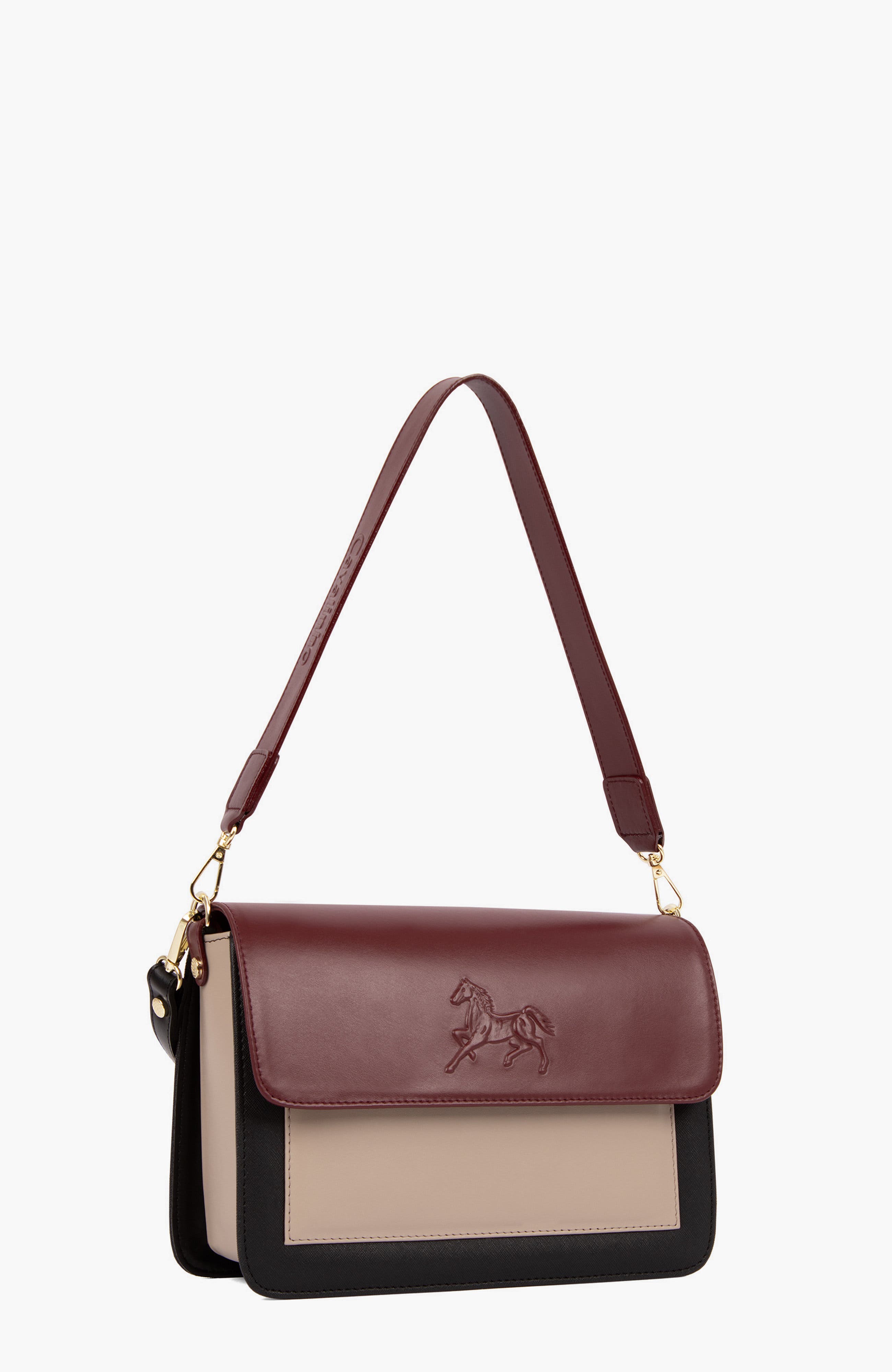 Horse By Cavalinho Shoulder Bag 623, Alternate, color, Burgundy