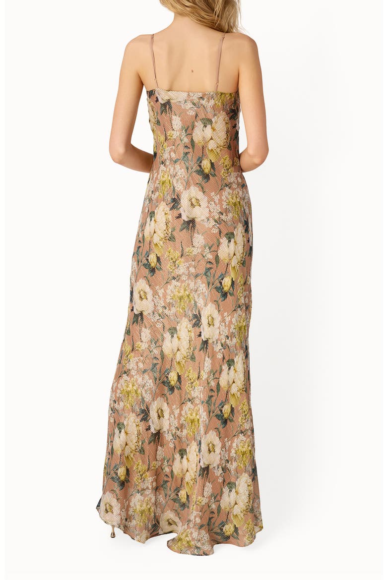 Luanna Metallic Chiffon Maxi Dress, Alternate, color, MORNING FLOURISH