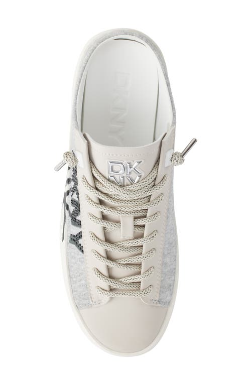 Dkny Garren Graffiti Slip-on Sneaker In Grey/white
