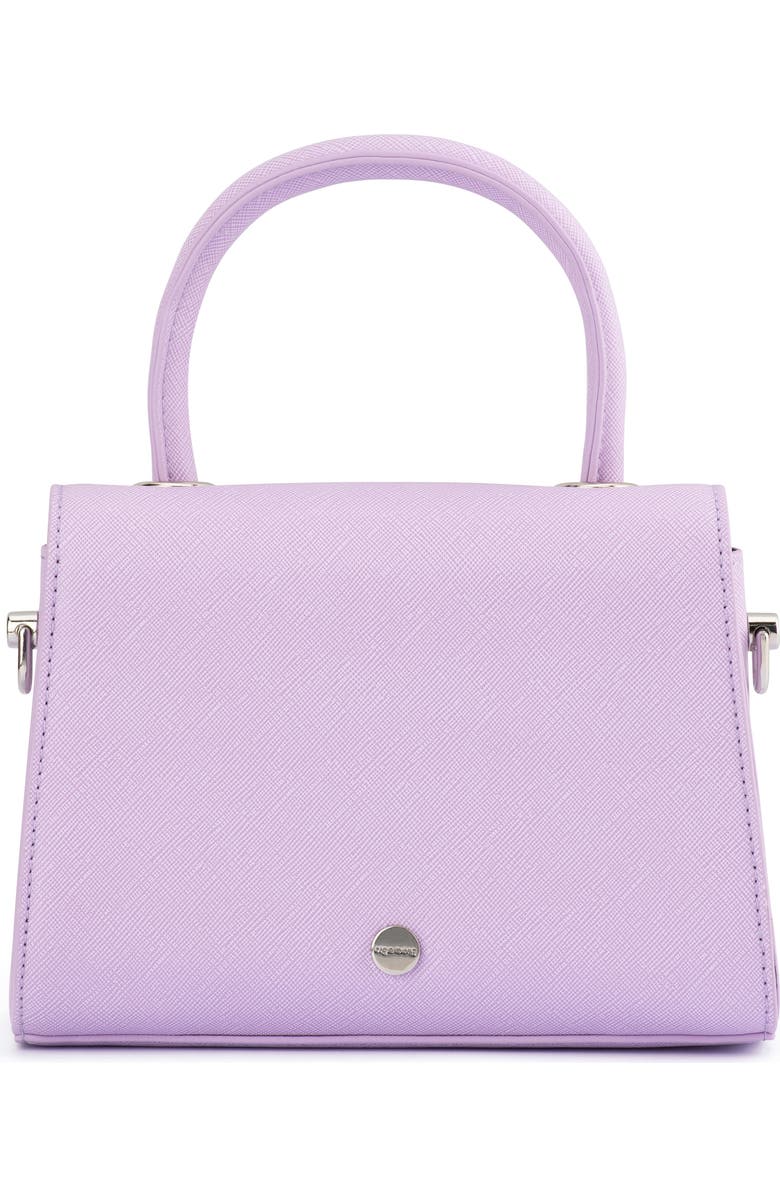 Olga Berg Alejandra Embellished Top Handle Bag, Alternate, color, Lilac