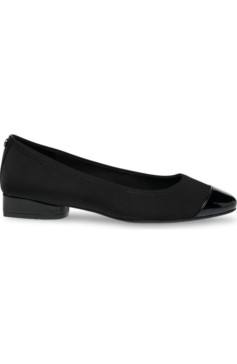 Anne Klein Carlie Flat, Alternate, color, Black