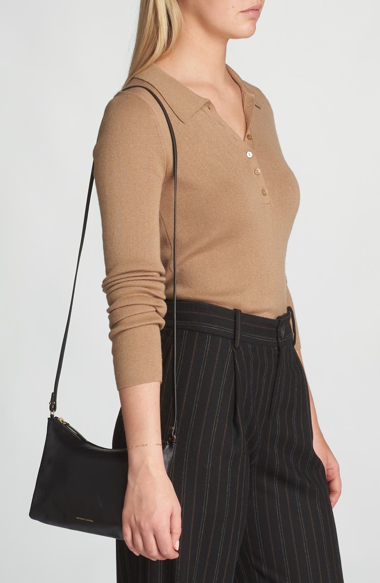 Mansur Gavriel Hera Leather Shoulder Bag, Alternate, color,