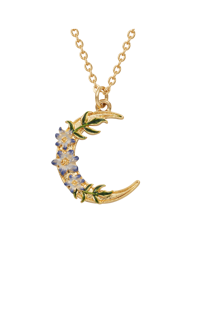 Fable England Nightshade Moon Gold Necklace, Alternate, color, Gold