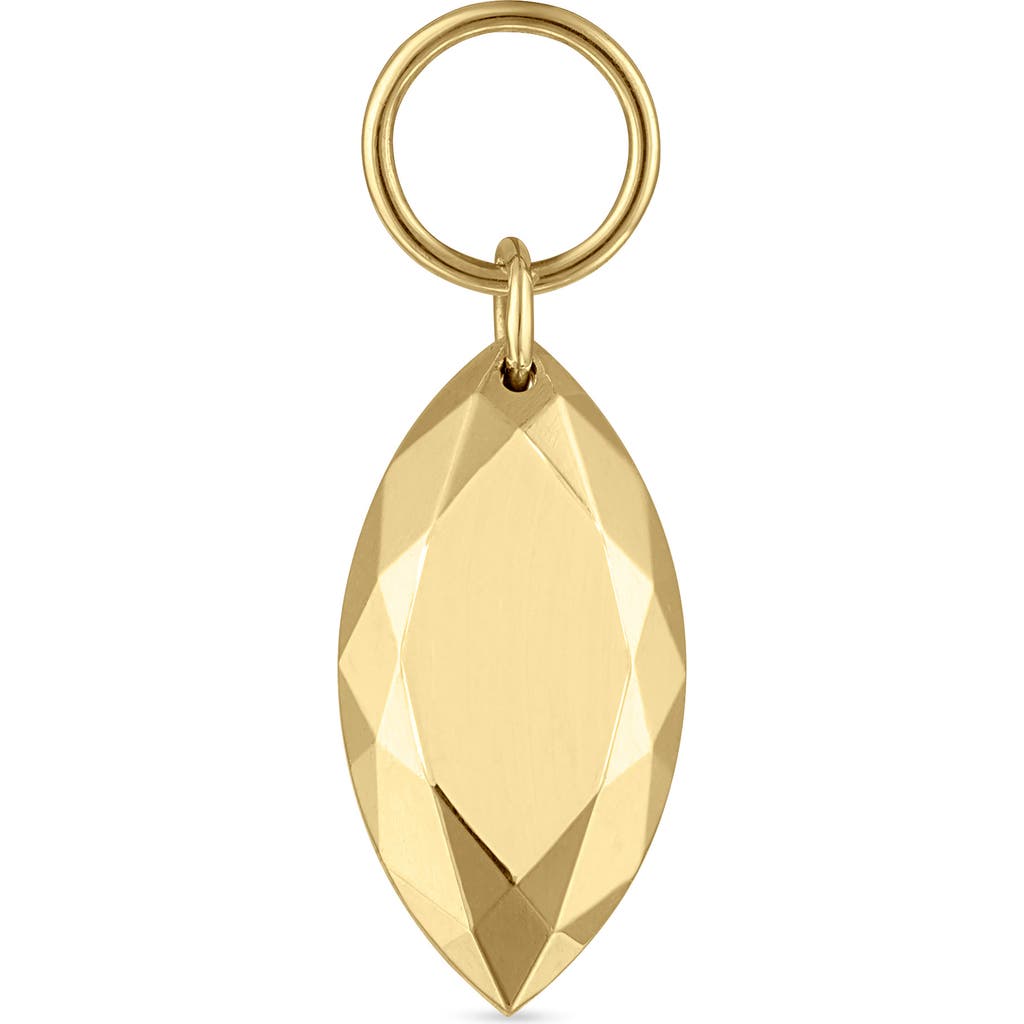 MARIA TASH MARIA TASH FACETED MARQUISE CHARM