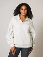 LOVALL ALL SZN Oversized 1/4 Zip Sweatshirt