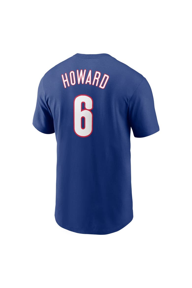 Men's Nike Ryan Howard Royal Philadelphia Phillies Fuse Name & Number T-Shirt, Alternate, color, Royal