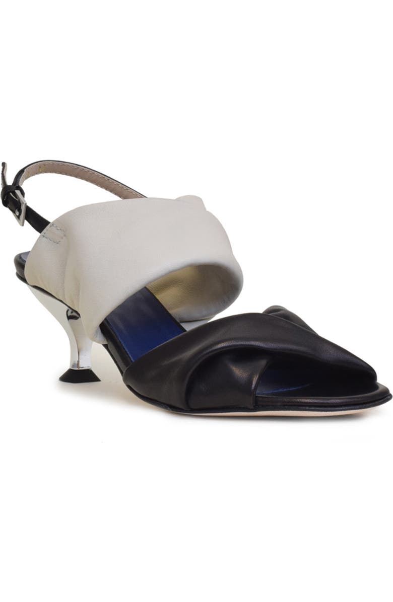 Valentina Rangoni Tirana Foldover Leather Slingback Sandal, Main, color,