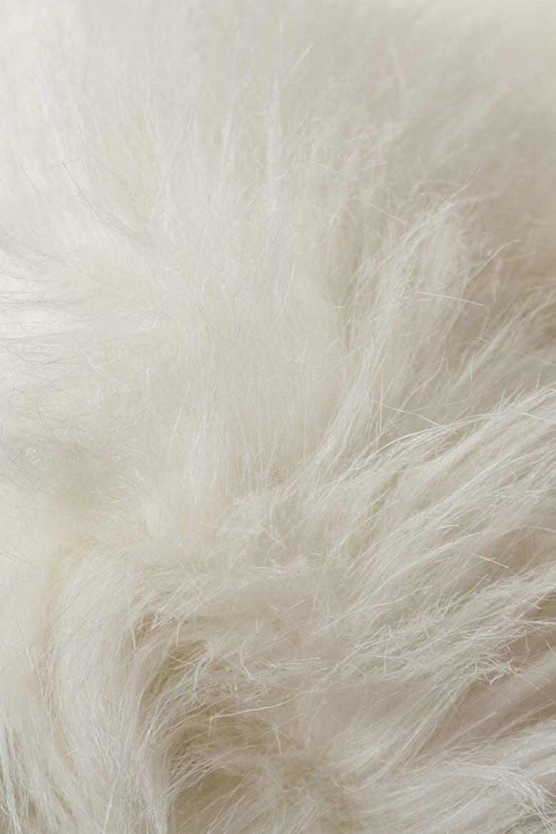 Gordon Faux Sheepskin Throw - 2' W x 6' L - Off White, Alternate, color, OFF WHITE