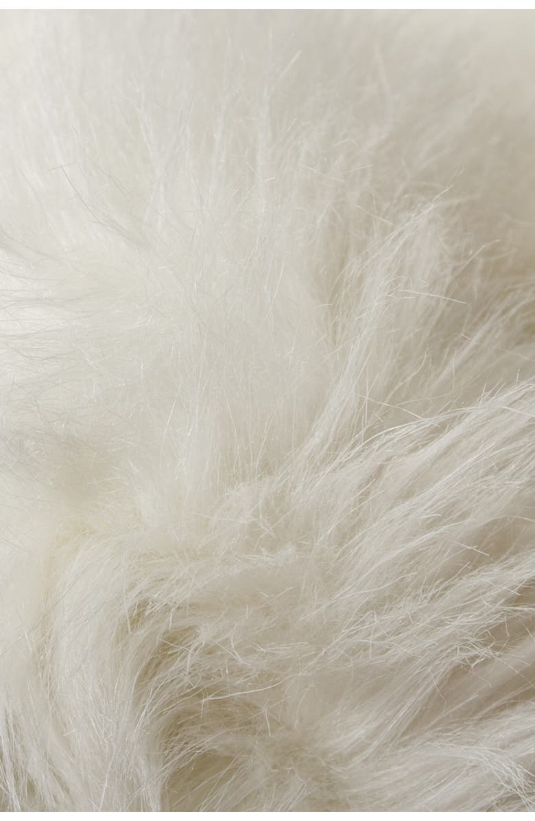 LUXE Gordon Faux Sheepskin Throw - 2' W x 6' L - Off White, Alternate, color, Off White