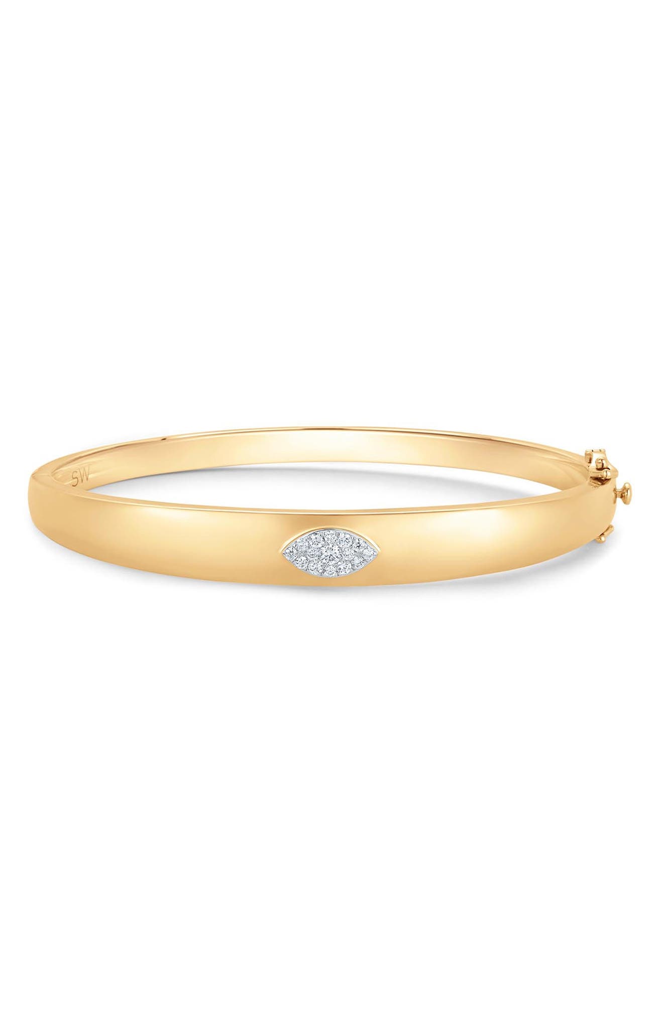 Unity Marquise Diamond Bangle (Women) | Nordstrom
