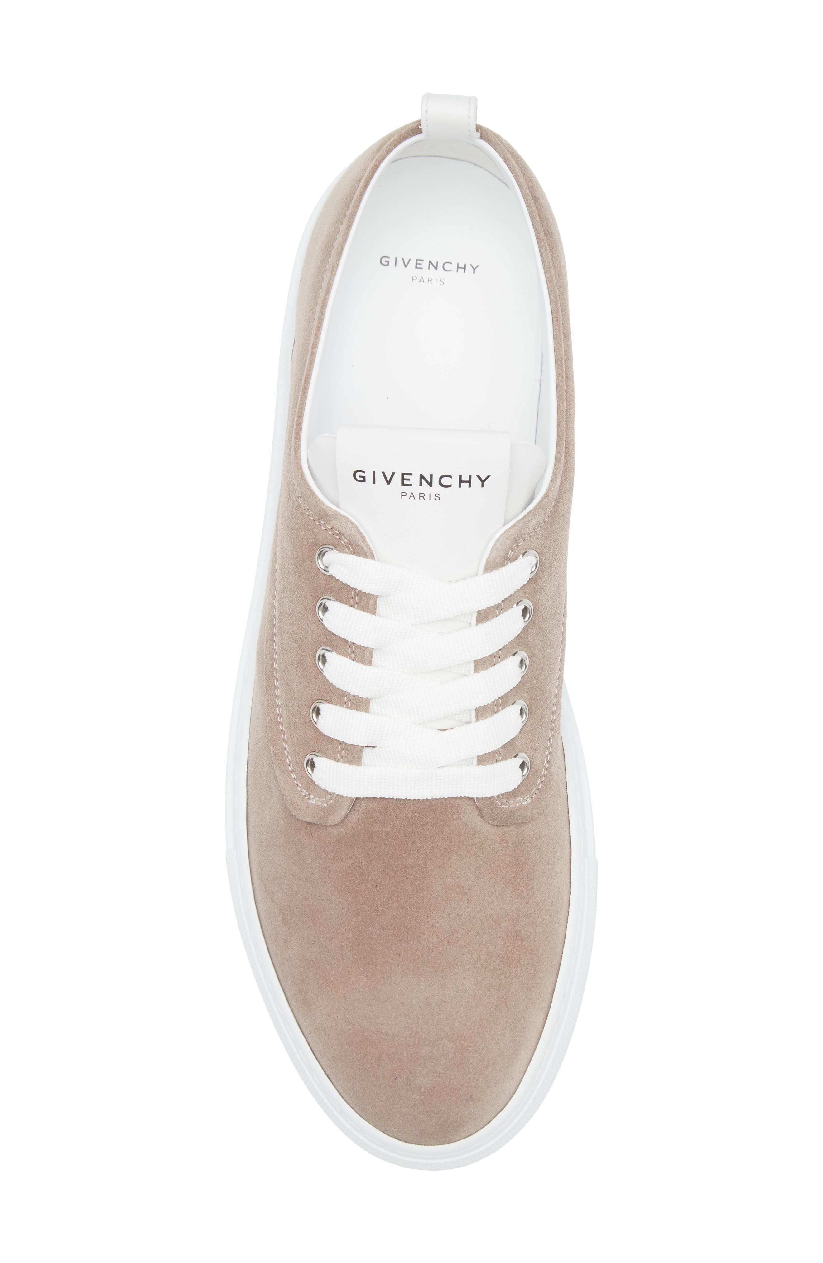 Givenchy New City Suede Sneaker, Alternate, color, Taupe