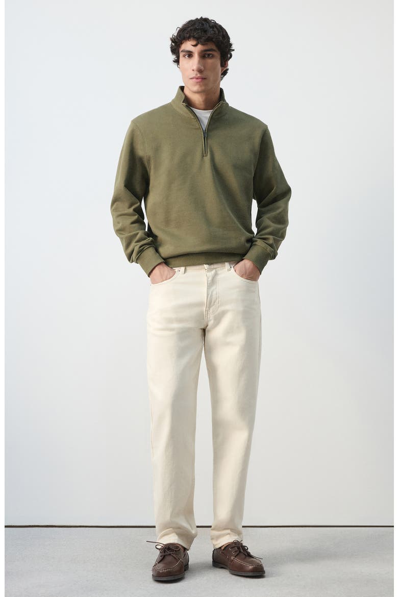 Quarter Zip Pullover, Alternate, color, DARK GREEN