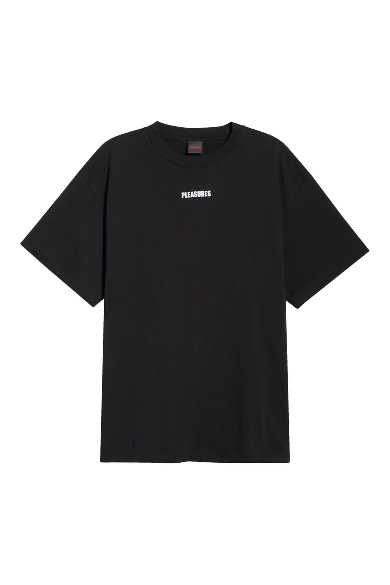 Wordmark Logo Cotton T-Shirt, Alternate, color, BLACK