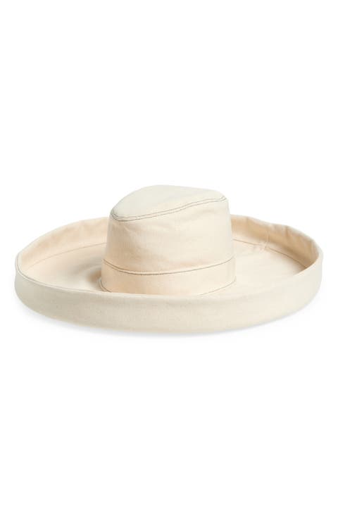 Leigh Cotton Canvas Sun Hat