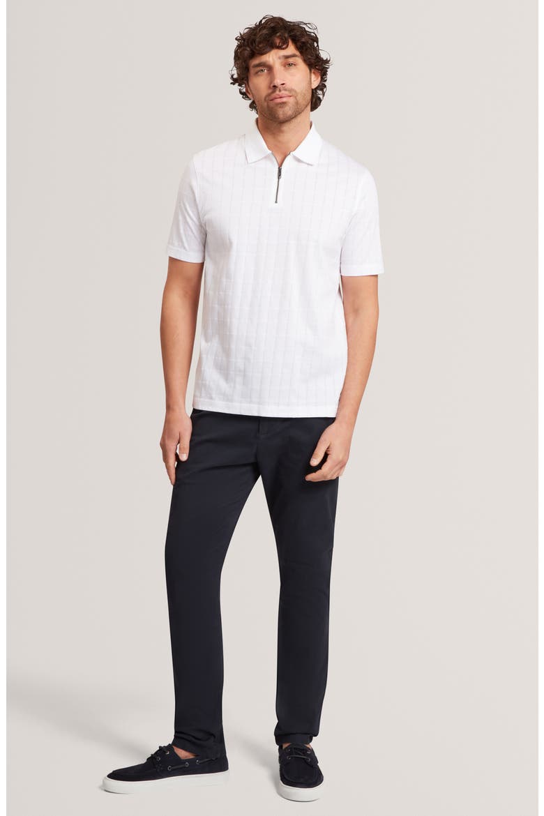 Victor Quarter Zip Polo, Alternate, color, WHITE