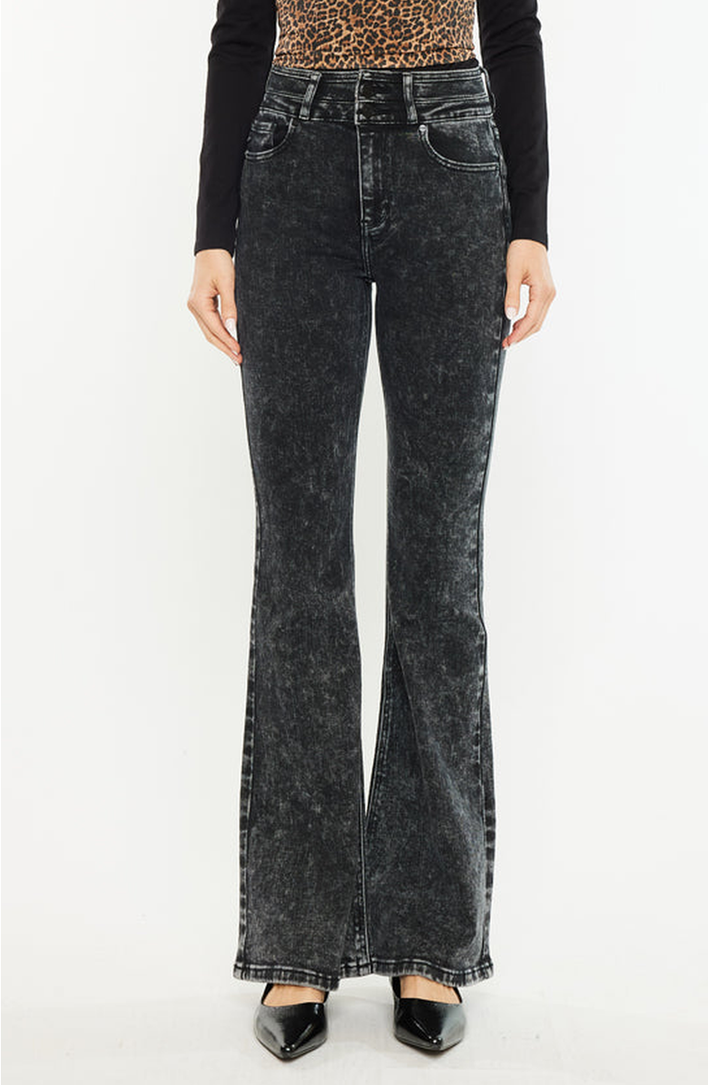 KanCan Amirah Ultra High Rise Flare Jeans, Main, color, Black