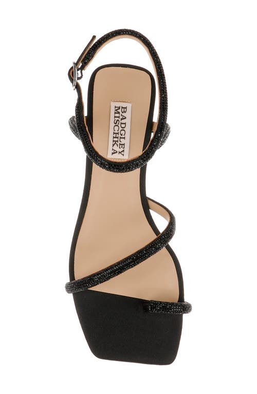 BADGLEY MISCHKA BADGLEY MISCHKA COLLECTION DAKOTAH ANKLE STRAP TOE LOOP SANDAL 