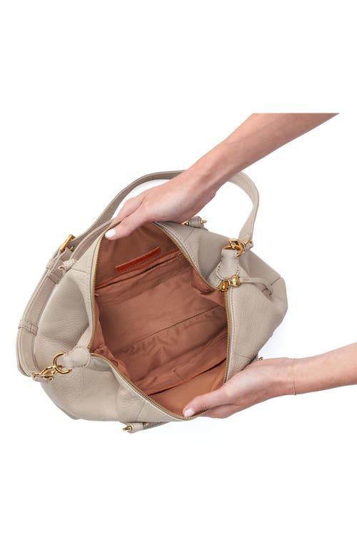 Hobo Harley Leather Satchel In Taupe