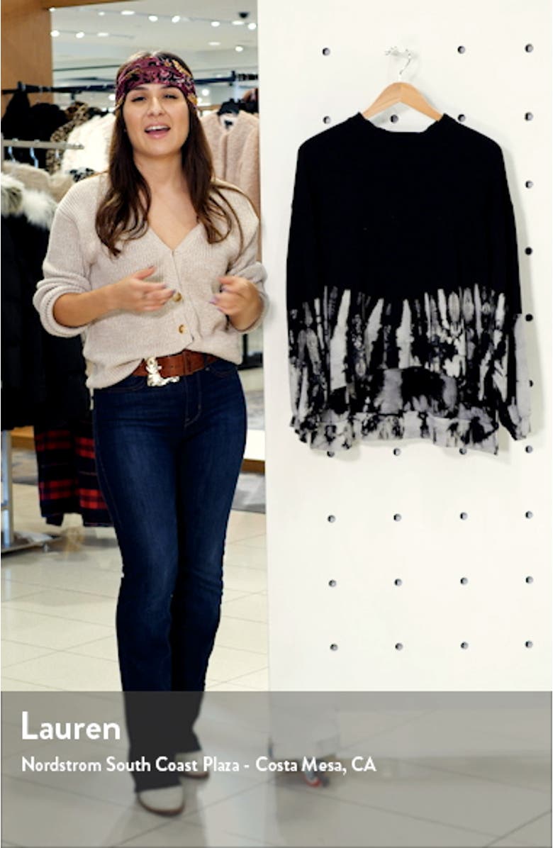 ELECTRIC AND ROSE Neil Tie Dye Sweatshirt, sales video thumbnail