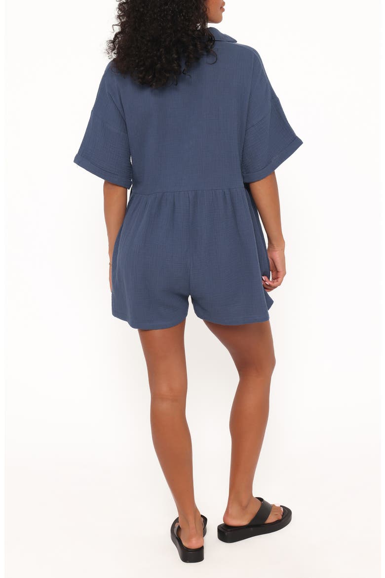 Winny Crinkle Cotton Romper, Alternate, color, DENIM BLUE