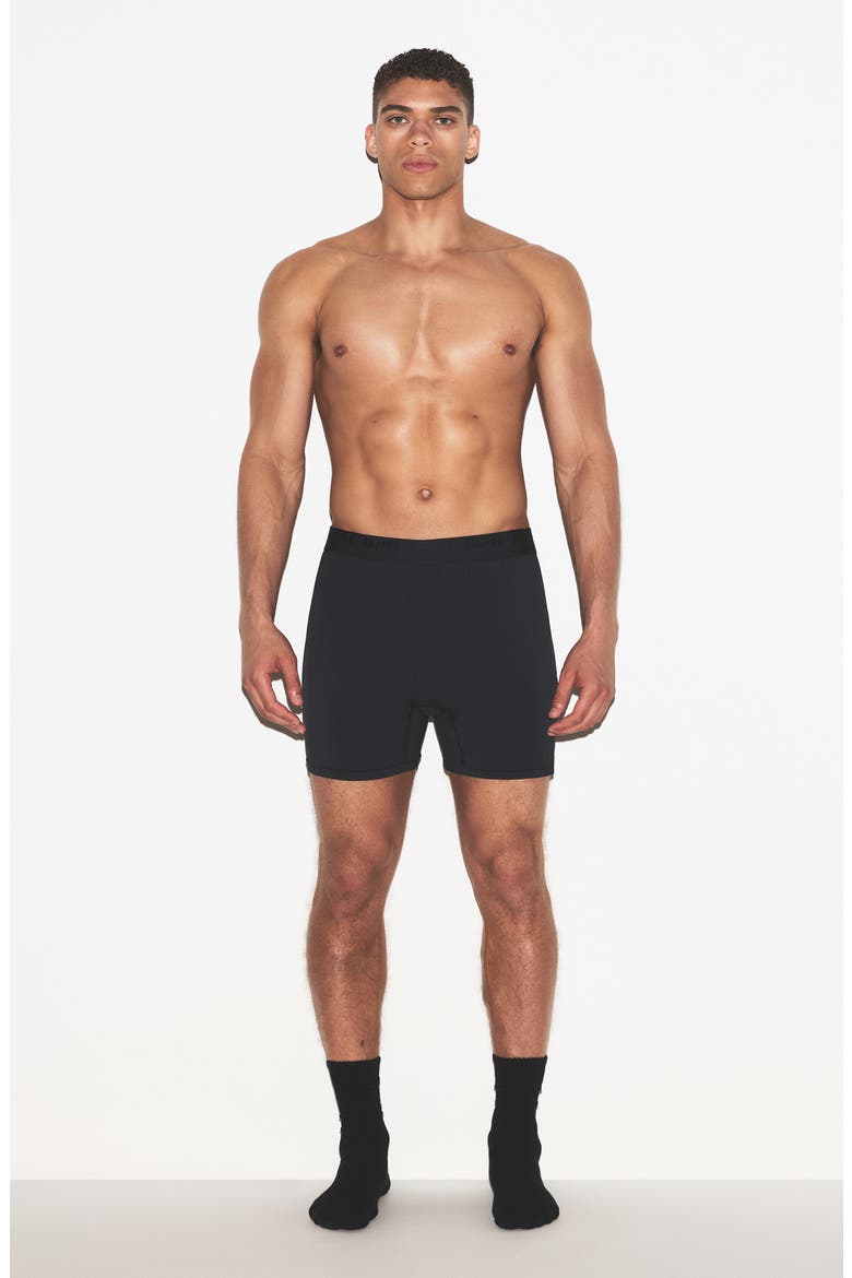 Stretch 3-Pack Knit Boxers, Alternate, color, GUNMETAL MULTI