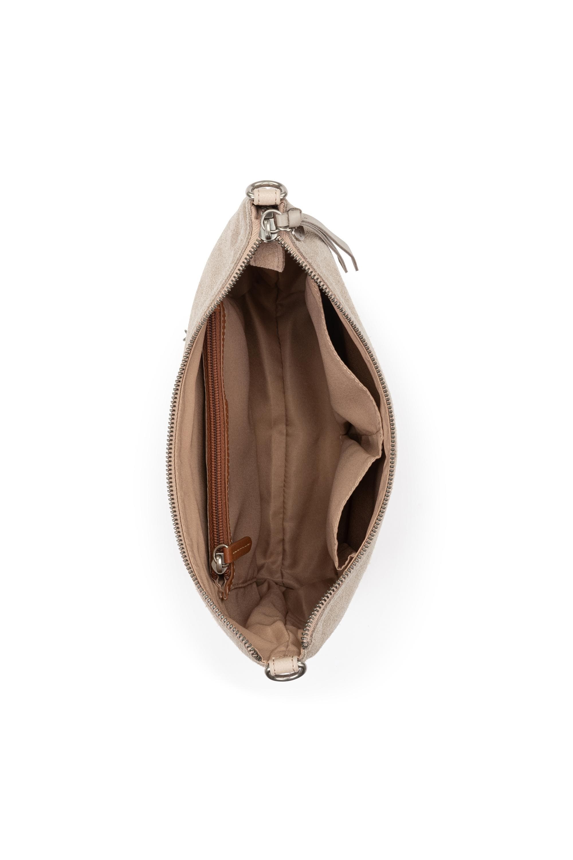 Jasmine Small Hobo, Alternate, color, Sand Suede