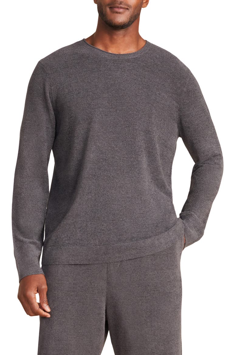 CozyChic® Ultra Lite® Crewneck Lounge Top, Main, color, CARBON