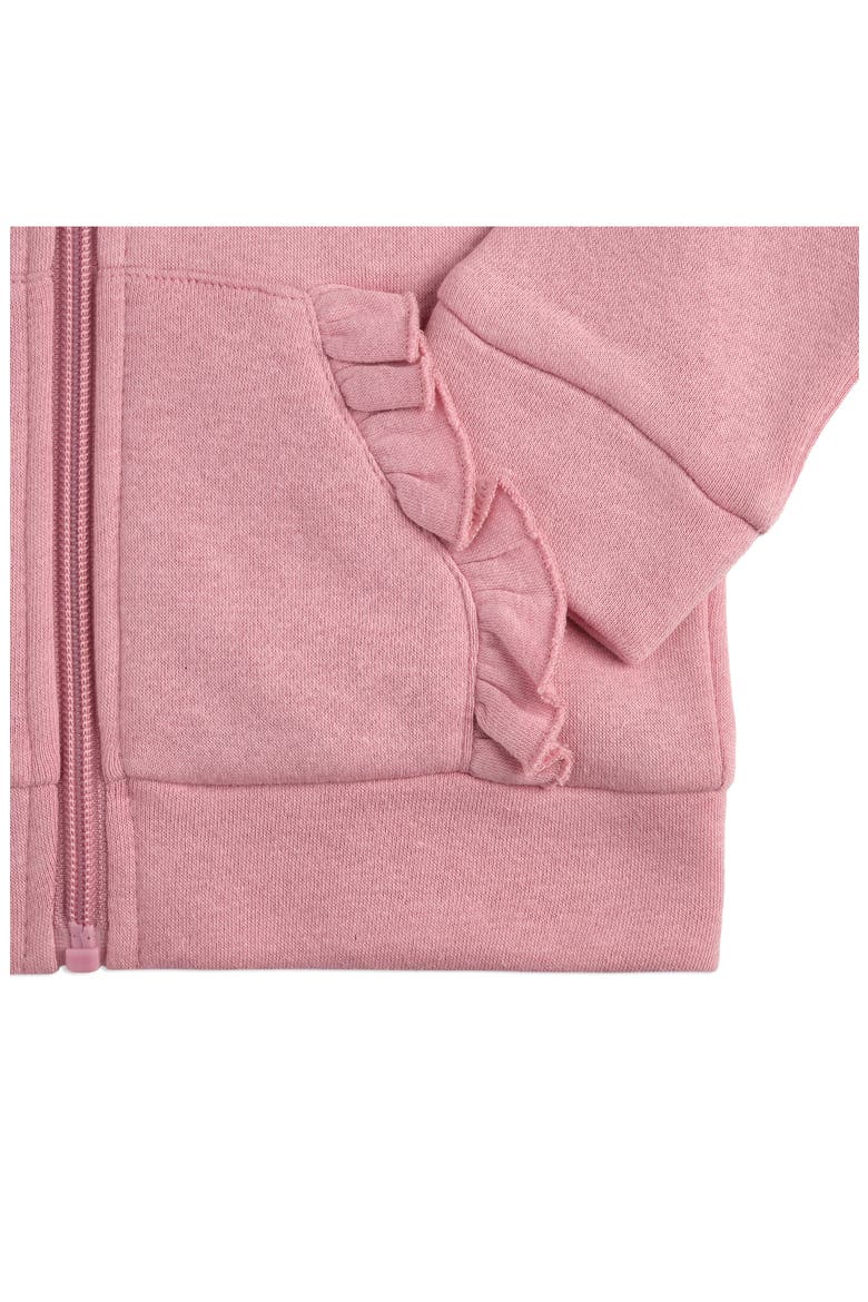 Kids' Fleece Jacket & Flare Leggings Set, Alternate, color, BEYOND PINK