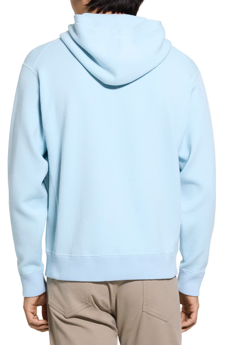 Theory Relaxed Hooded Sweater, Alternate, color, Light Ocean Air - 2N1