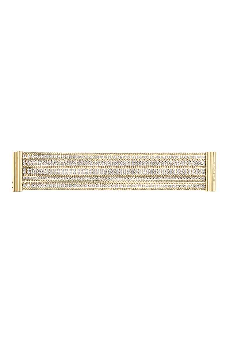 Fit Wide Bracelet, Alternate, color, CRYSTAL