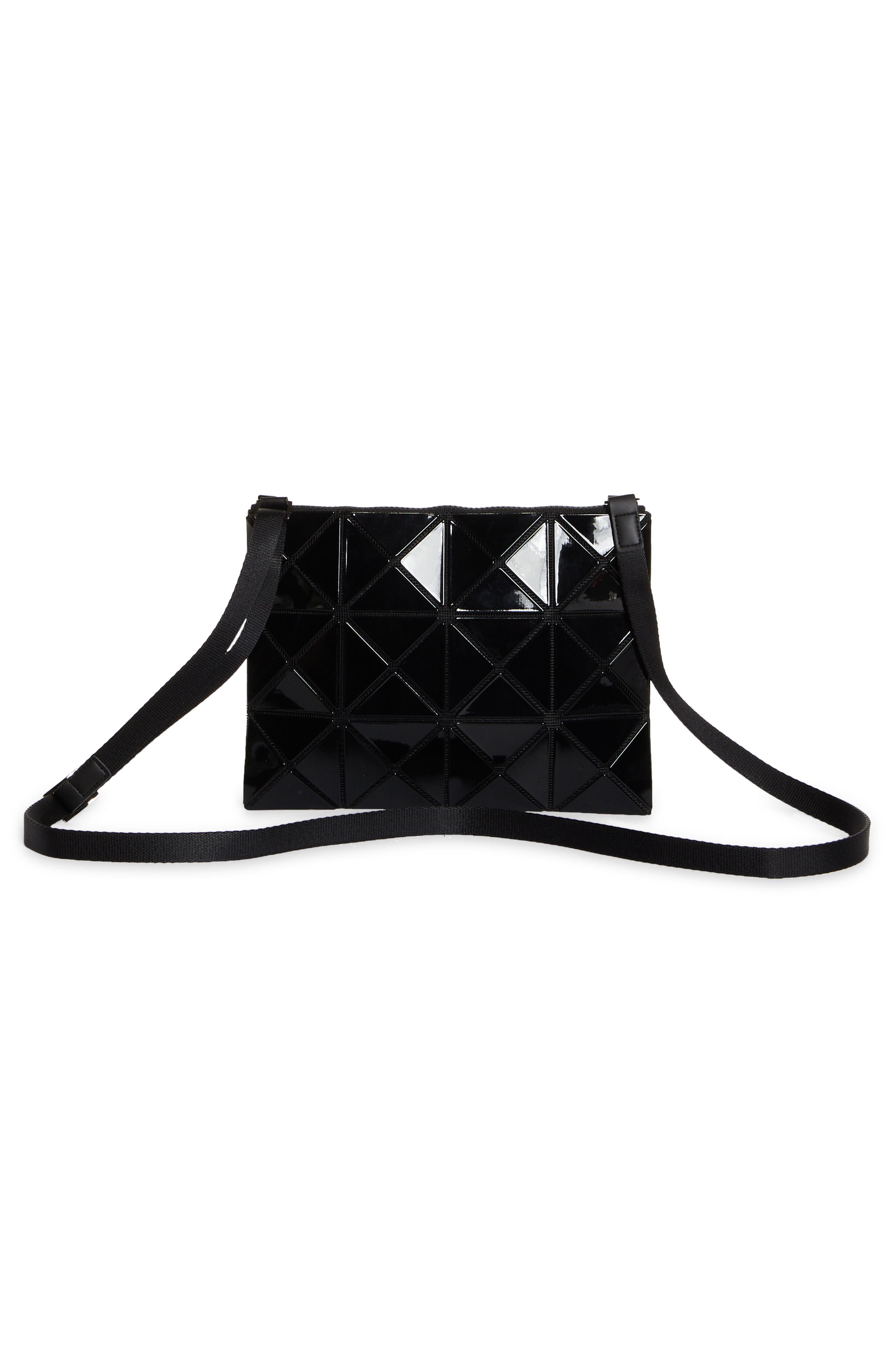 Bao Bao Issey Miyake Small Lucent Crossbody Bag, Alternate, color, Black