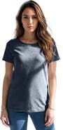 Roaman's Plus Size Cotton Ultimate Crewneck Tee