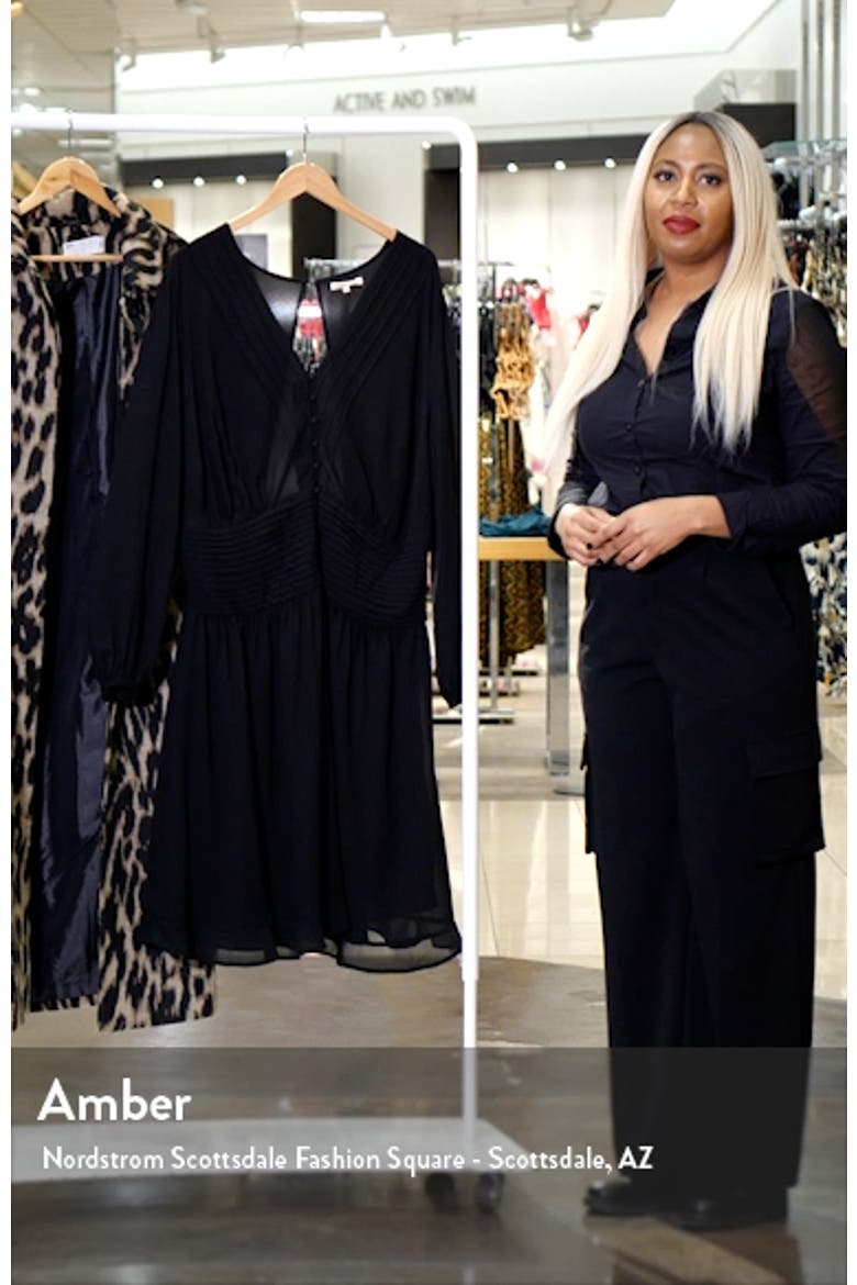 Cutout Back Long Sleeve Dress video