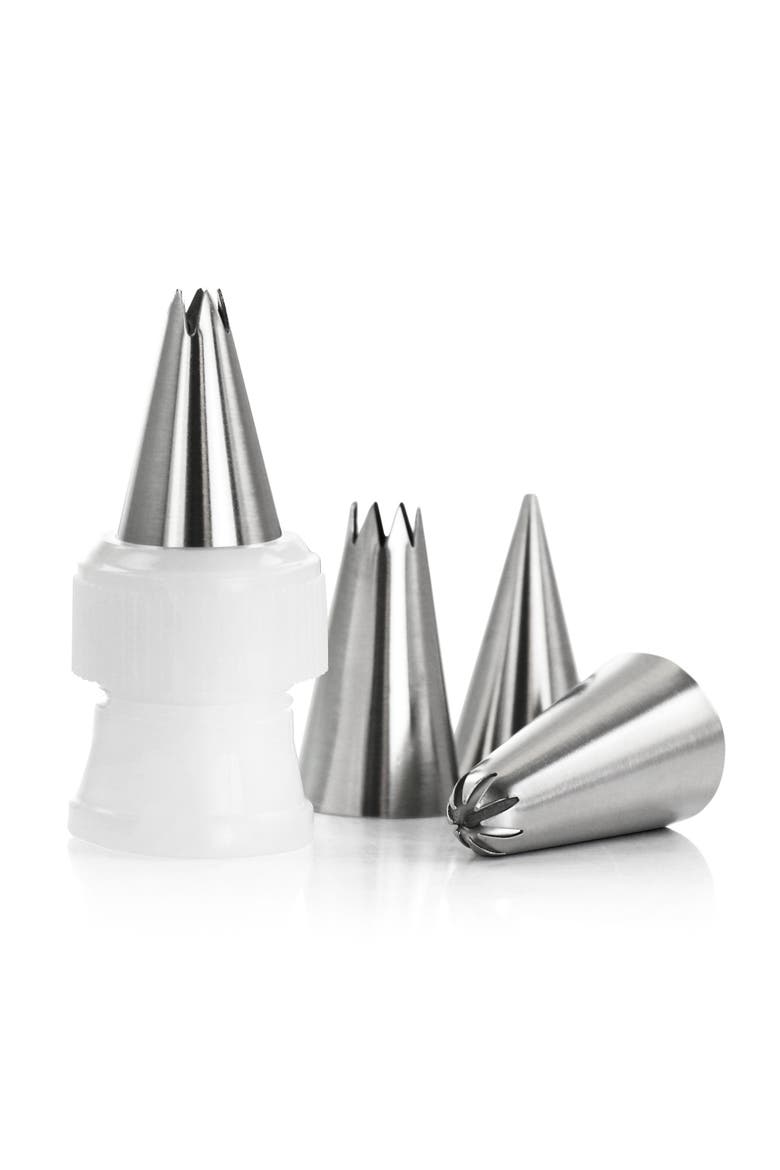 16 Piece Assorted Cake Decorating Nozzles, Alternate, color, Turquoise