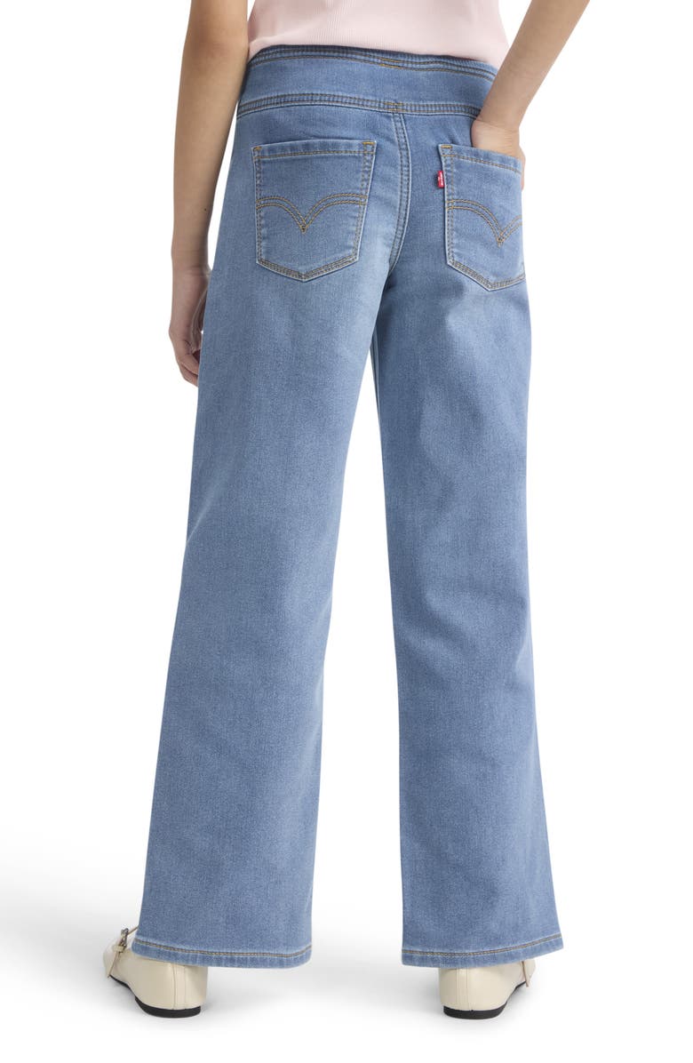 Levi's Kids' Floral Embroidered Split Wide Leg Jeans, Alternate, color, Drew Me In