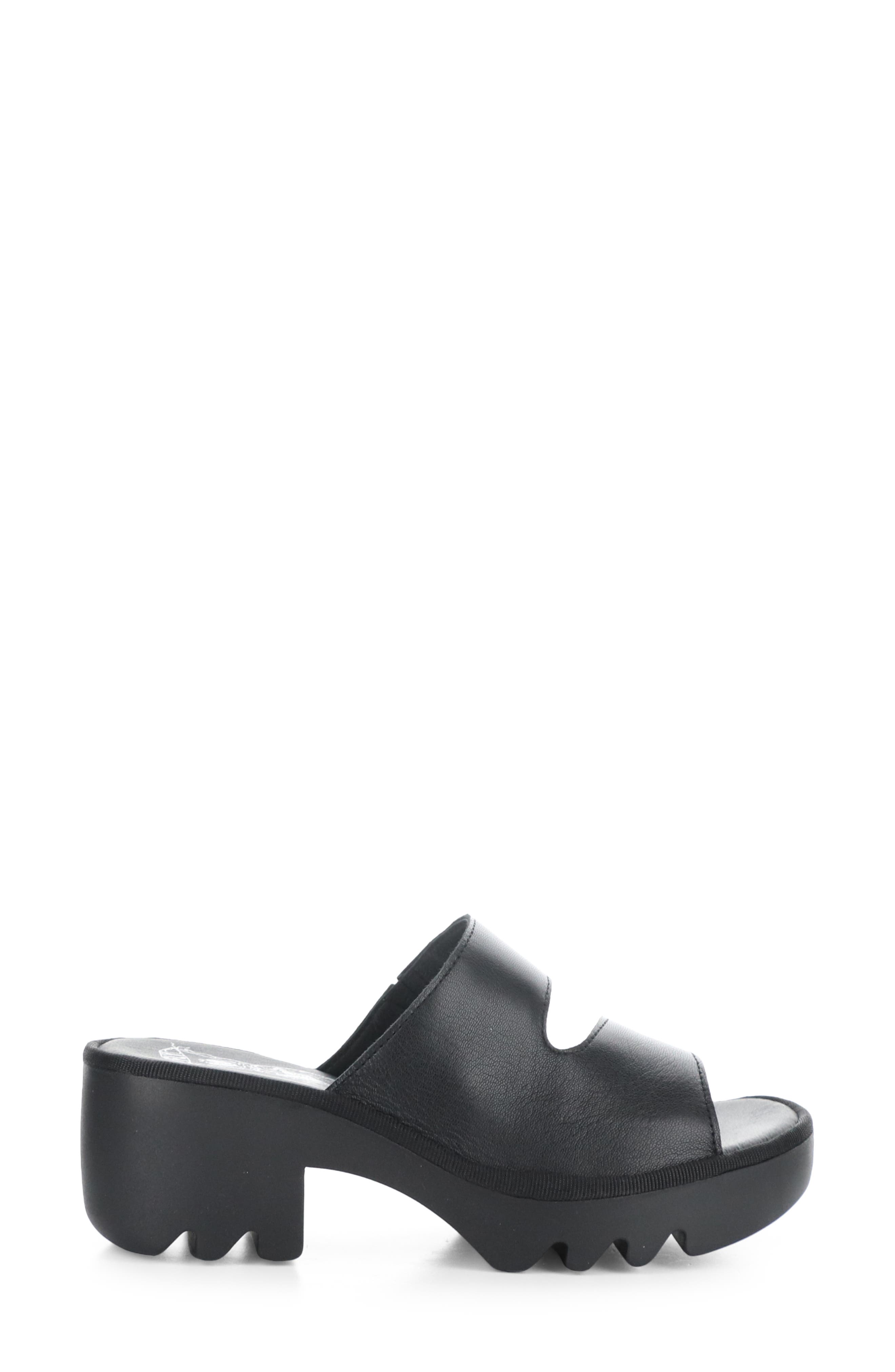 Fly London Tech Platform Sandal, Alternate, color, 004 Black Mousse