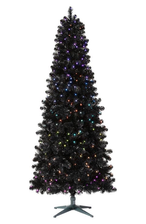 Essentials Classic Needle Black Artificial Christmas Tree