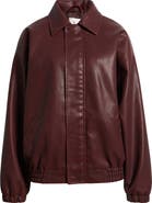 BP. Oversize Faux Leather Jacket