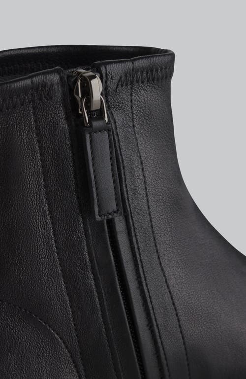 Co Round Toe Sock Bootie In Black