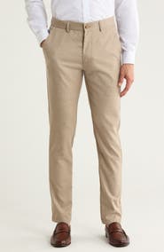 T.R. PREMIUM Plaid Straight Leg Trousers