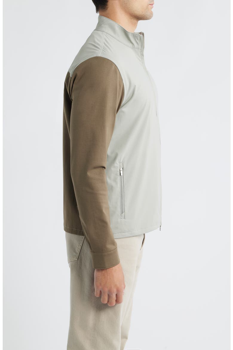 Milano Water Repellent Zip Jacket, Alternate, color, KHAKI