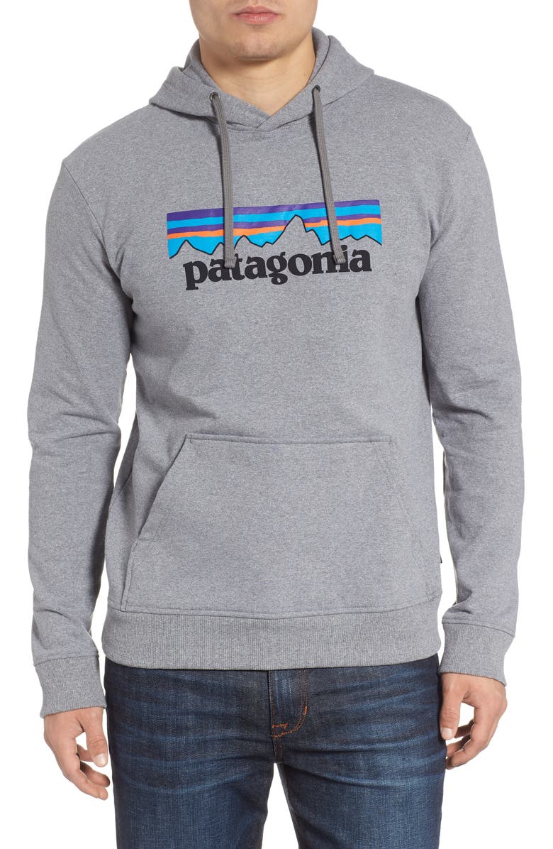 Patagonia P6 Logo Uprisal Hooded Sweatshirt, Main, color, 