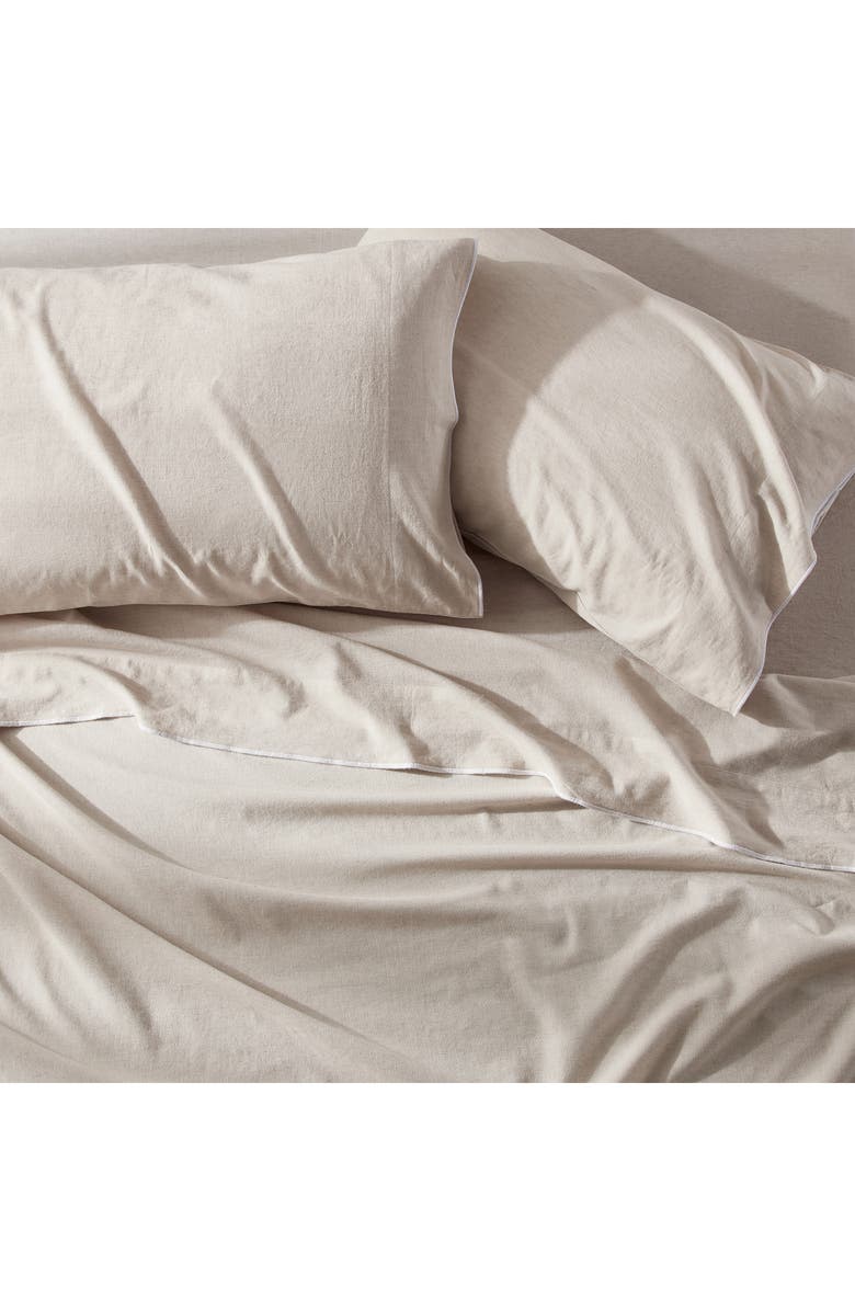 DKNY Pure Washed Linen & Cotton Sheet Set, Alternate, color, Linen