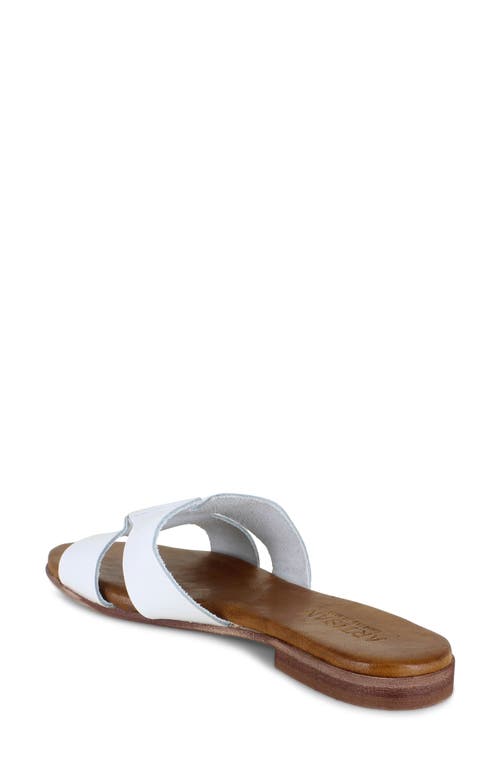 Artisan Crafted By Zigi Allony Leather Flat In Multi